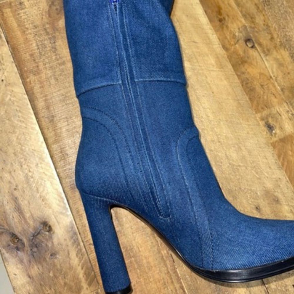 Burberry OTK Denim Boots - Picture 10 of 10